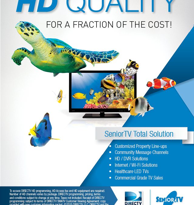 SeniorTV Ads- Upgrade to HD & HD Quality